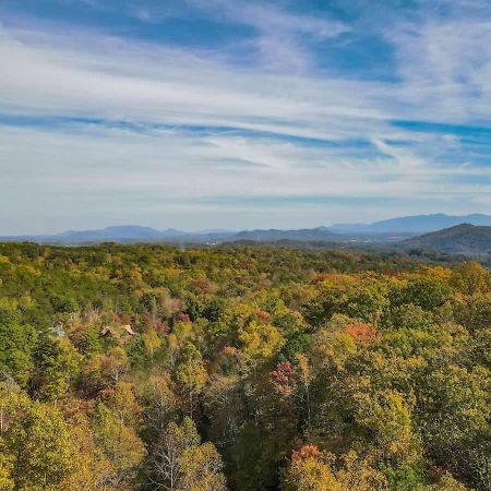 View! Cozy, Private, Fireplace, Hot Tub Log Cabin, Honeymoon! Sevierville Buitenkant foto