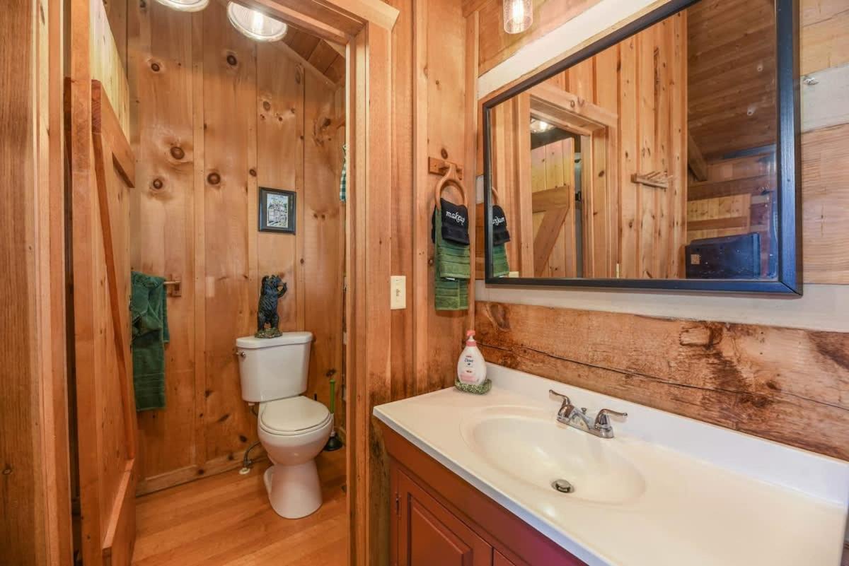 View! Cozy, Private, Fireplace, Hot Tub Log Cabin, Honeymoon! Sevierville Buitenkant foto